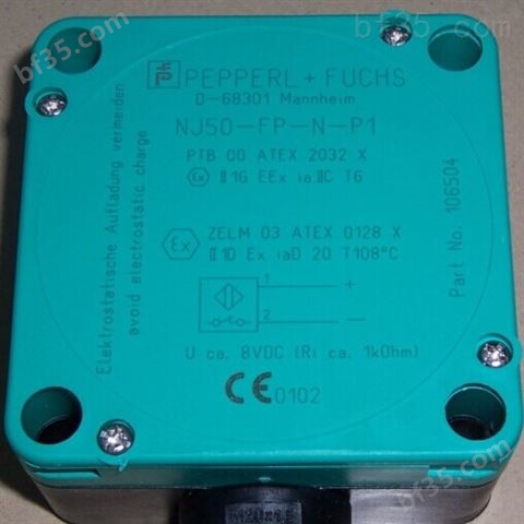 SJ5-K-N-6M倍加福电感式传感器