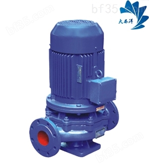 立式单级单吸离心泵 管道泵 热水型 ISG100-200