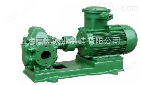 KCB-55上海不锈钢齿轮油泵参数,带安全阀齿轮泵