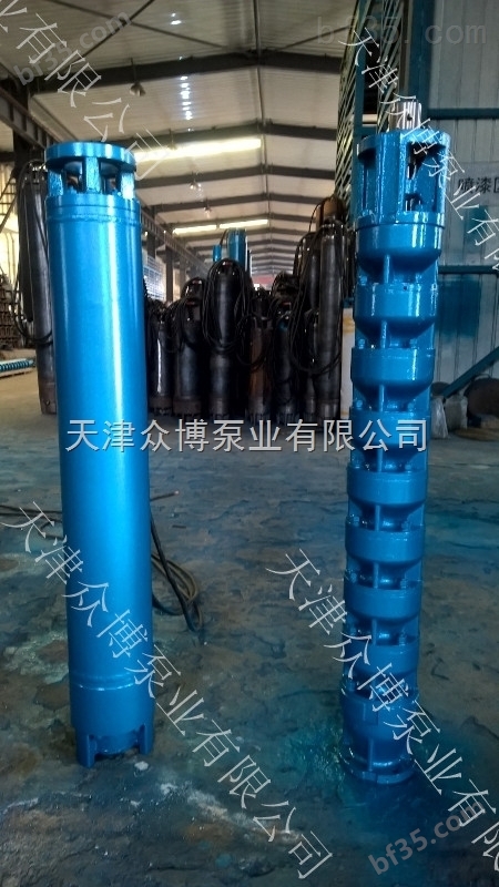 深井热水潜水泵,耐高温深井泵选型-天津众博